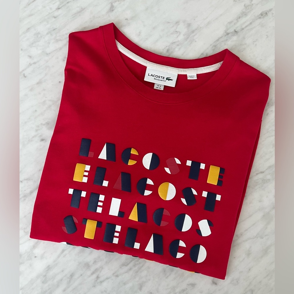 Lacoste Graphic T-Shirt Men’s XL/FR 6